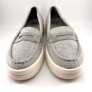 Authentic American Heritage SO Style Lite Grey Tennis Shoe Flatform Loafers 9.5